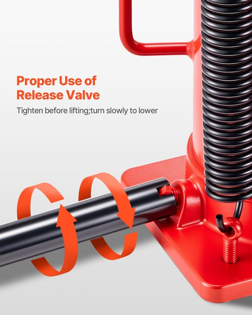 Air Hydraulic Bottle Jack, 20 Ton Load Capacity, 260-495 mm Lifting