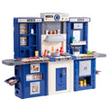 Kids Kitchen Playset, 3-in-1 Toddler Kitchen with Simulated Spray,